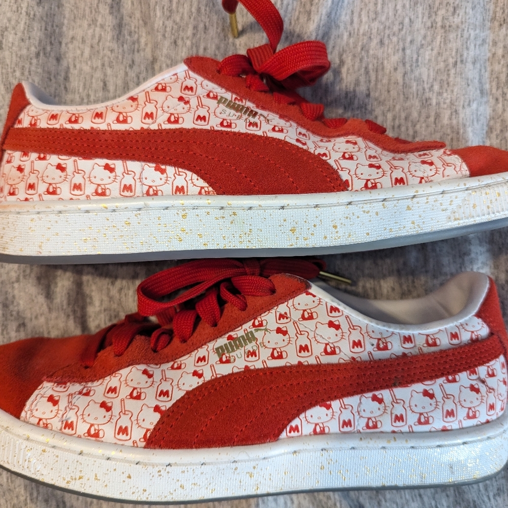 Puma Suede Classic x Hello Kitty 7.5